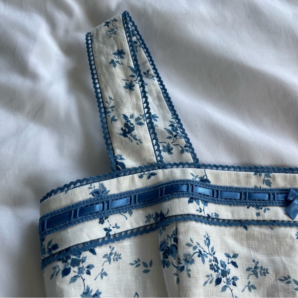 NWT Reformation Eloise Linen Top - Orlaya - Picture 8 of 9